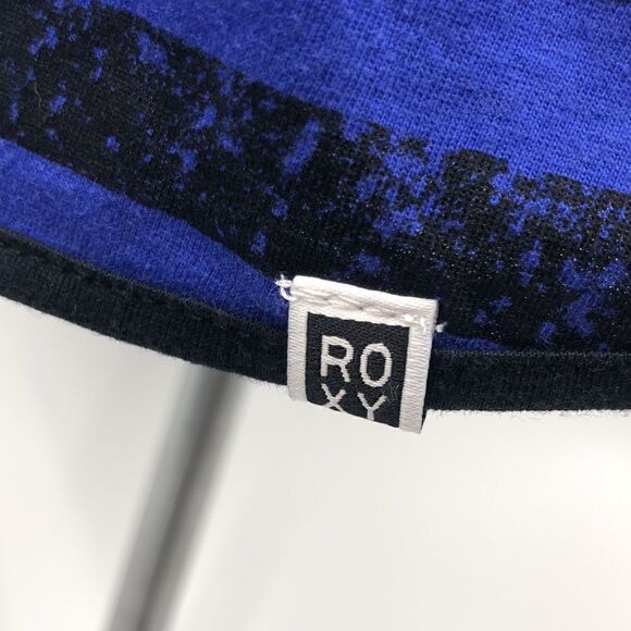 Roxy sleeveless black blue striped tank dress - Picture 5 of 6